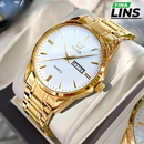 Relógio de Luxo - Olevs Golden Quartz