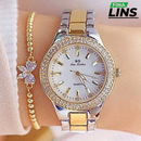 Relógio Feminino de Luxo + Brinde Exclusivo