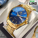 Relógio de Luxo - Olevs Golden Quartz