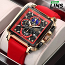 Lige Hourman - Relógio de Pulso Masculino Impermeável