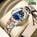 Relógio de Aço Inoxidável à Prova d'água Feminino - BINBOND Quartz Original