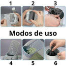 Pá Higiênica para Gatos com Dispenser Embutido + Saco Coletor Descartável